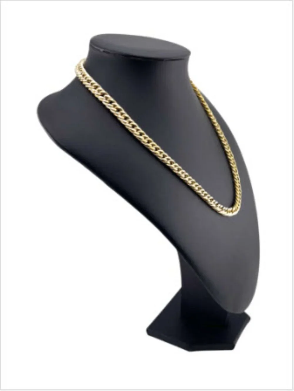 Vintage Mens Miami Cuban Curb Chain Necklace Gold Plated 12mm Thick 18